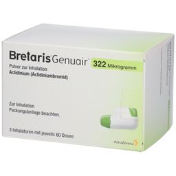 BRETARIS Genuair 322 µg Pulver z.Inhalation 3x60ED