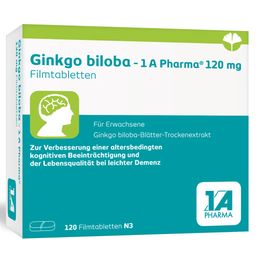 Ginkgo biloba – 1 A Pharma® 120 mg