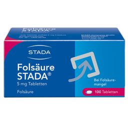 Folsäure STADA® 5 mg Tabletten, Vitaminpräparat zur Behandlung von Folsäuremangelzuständen