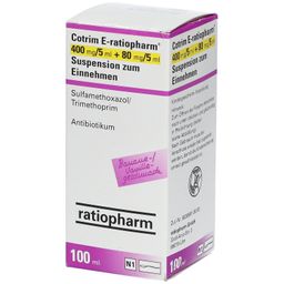 Cotrim E-ratiopharm® 400mg/5ml + 80mg/5ml