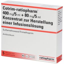 Cotrim-ratiopharm® 400mg/5ml + 80mg/5ml