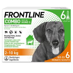 FRONTLINE COMBO® Spot on gegen Flöhe und Zecken Hund S 2-10kg