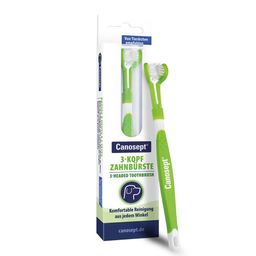 Canosept® 3-Kopf Zahnbürste für Hunde