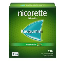 nicorette 2 mg Nikotinkaugummi freshmint zum Rauchen aufhören