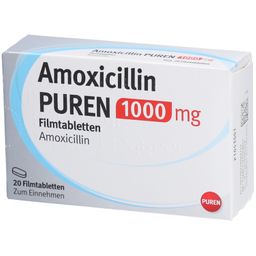 AMOXICILLIN PUREN 1000 mg Filmtabletten