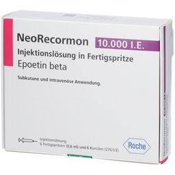 NEORECORMON 10.000 I.E. Injekt.-Lsg.i.e.Fertigspr.