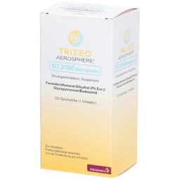 TRIXEO Aerosphere 5/7,2/160µg Druckgasinh.120ED