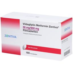 VILDAGLIPTIN Metformin Zentiva 50 mg/850 mg FTA