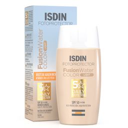 Fotoprotector ISDIN Fusion Water Color Light LSF 50 ultraleichter getönter Sonnenschutz für helle Haut