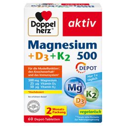 Doppelherz® Magnesium + D3 + K2 500