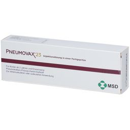 PNEUMOVAX 23 Inj.L.i.e.Fertigspr.+2 beigef.Kanülen
