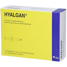 HYALGAN 20 mg/2 ml Inj.-Lösung i.e.Fertigspr.