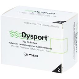 DYSPORT 500 Einheiten Pulver z.Herst.e.Inj.-Lsg.