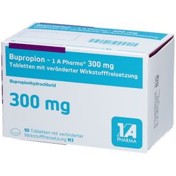 BUPROPION-1A Pharma 300 mg Tab.m.verä.Wst.-Frs.