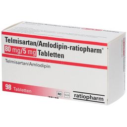 Telmisartan/Amlodipin-ratiopharm® 80 mg/5 mg