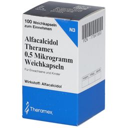 Alfacalcidol Theramex 0,5 Mikrogramm Weichkapseln