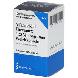 Alfacalcidol Theramex 0,25 Mikrogramm Weichkapseln