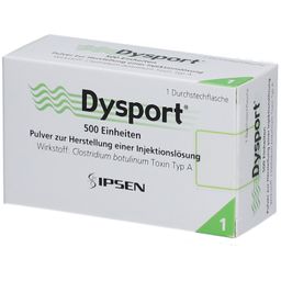 DYSPORT 500 Einheiten Pulver z.Herst.e.Inj.-Lsg.