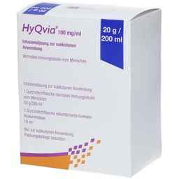 HYQVIA 100 mg/ml 200 ml Inf.-Lsg.z.subkutanen Anw.
