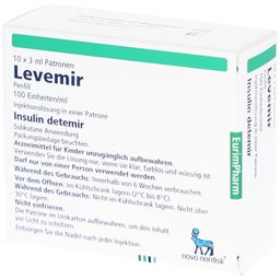 LEVEMIR Penfill 100 Einheiten/ml Inj.-L.Zyl.-Amp.