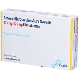 AMOXICILLIN/Clavulansäure Devatis 875mg/125mg FTA