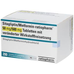 Sitagliptin/Metformin-ratiopharm® 50mg/500mg