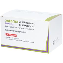 XOTERNA Breezhaler 85 µg/43 µg Hartk.m.Plv.z.Inh.