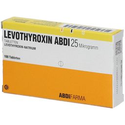 LEVOTHYROXIN Abdi 25 Mikrogramm Tabletten