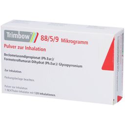 TRIMBOW 88/5/9 µg 120ED Plv.z.Inhalation NEXThaler