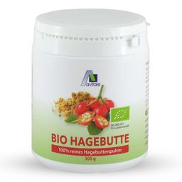 Avitale Hagebutten-Pulver-100% reine Bio-Qualität ohne Zusatzstoffe und Aromen