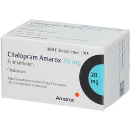 CITALOPRAM Amarox 20 mg Filmtabletten