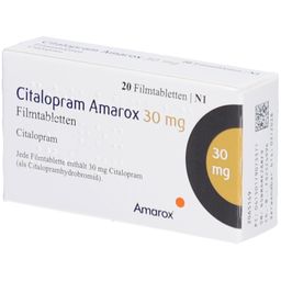CITALOPRAM Amarox 30 mg Filmtabletten