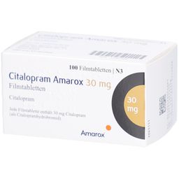 CITALOPRAM Amarox 30 mg Filmtabletten