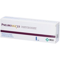 PNEUMOVAX 23 Inj.L.i.e.Fertigspr.+2 beigef.Kanülen