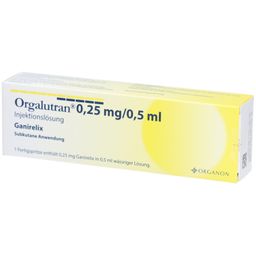 ORGALUTRAN 0,25 mg/0,5 ml Inj.-Lsg.i.e.Fertigspr.