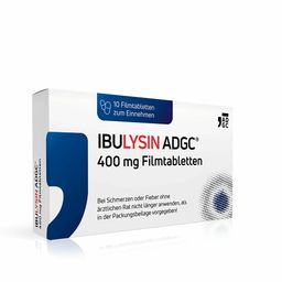 IBULYSIN ADGC® 400mg bei Kopfschmerzen, Migräneschmerzen und Zahnschmerzen