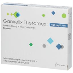 GANIRELIX Theramex 0,25 mg/0,5 ml Inj.-Lsg.i.e.FS