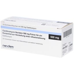 CLARITHROMYCIN Noridem 500 mg Plv.f.K.z.H.Inf.-L.