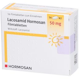 LACOSAMID Hormosan 50 mg Filmtabletten