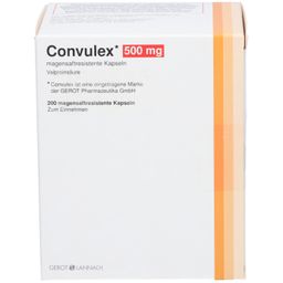 CONVULEX 500 mg magensaftresistente Kapseln