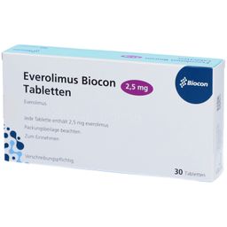 EVEROLIMUS Biocon 2,5 mg Tabletten