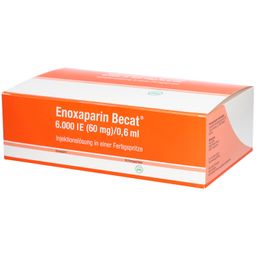 ENOXAPARIN Becat 6.000 I.E. 60mg/0,6ml Inj.-Lsg.FS