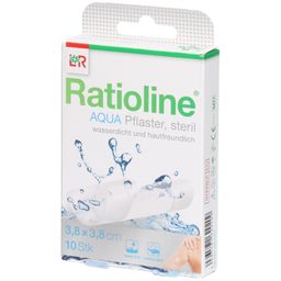 Ratioline® AQUA Pflaster steril 3,8 x 3,8 cm