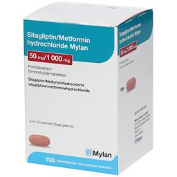 SITAGLIPTIN Metformin-HCl Mylan 50 mg/1000 mg FTA