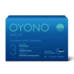 OYONO® Nacht mit 1mg Melatonin, Baldrian und Zitronenmelisse