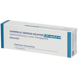 GANIRELIX Gedeon Richter 0,25mg/0,5ml Inj.-Lsg.FS