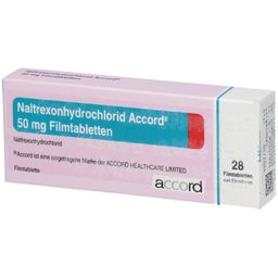 NALTREXONHYDROCHLORID Accord 50 mg Filmtabletten