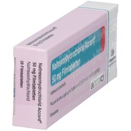 NALTREXONHYDROCHLORID Accord 50 mg Filmtabletten