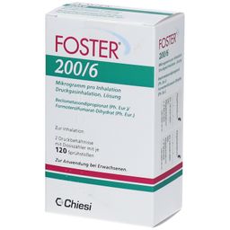 FOSTER 200/6 µg 120 Hub Dosieraerosol