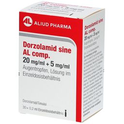 DORZOLAMID sine AL comp. 20mg/ml+5mg/ml ATR im EDB